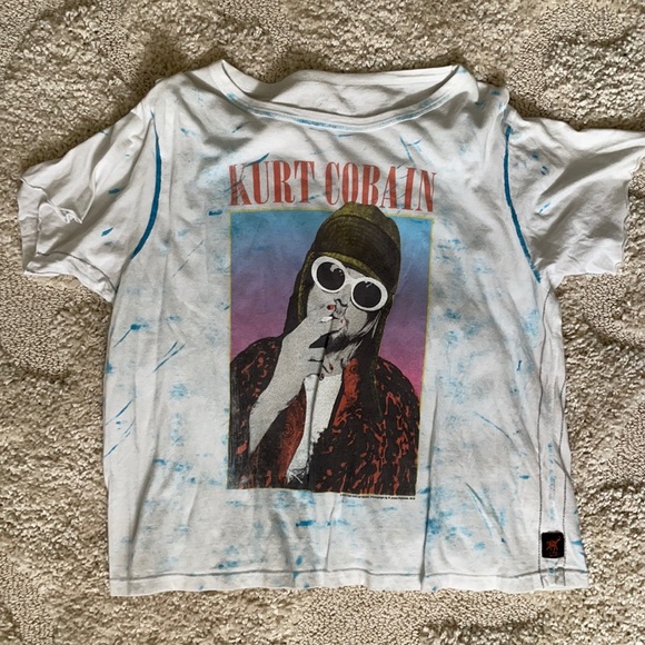 Trunk Ltd Tops - Curt Cobain Tie-Dye Shirt